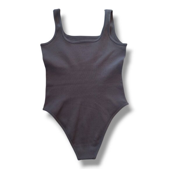 OQQ Ribbed Tank Bodysuit - Picture 2 of 2
